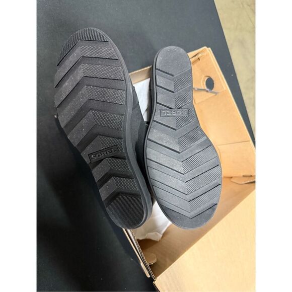 Sorel Evie II NW Lace Black Sea Salt Waterproof Boots 9.5 - Picture 5 of 6